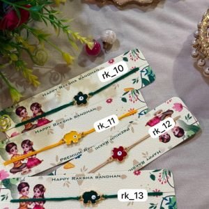 Forest Green Kids Card Rakhi