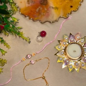 Classic Couple Rakhi Set