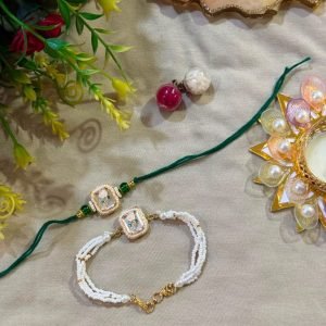 Festive Couple Rakhi Set
