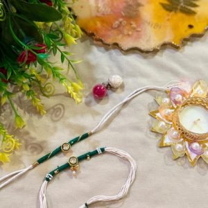 Twin Motif Couple Rakhi Set