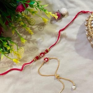 Beaded Couple Rakhi Set