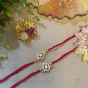 Heritage Couple Rakhi Set