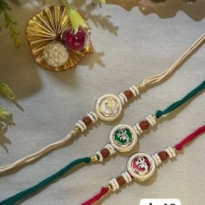 Om Trishula Spiritual Adult Rakhi